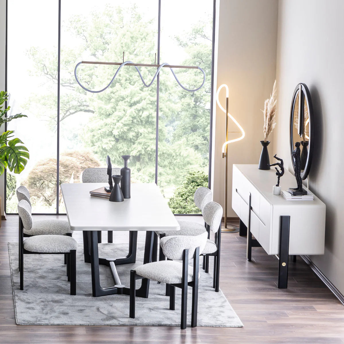 SET MASA CU 6 SCAUNE IDOL BERGAMA