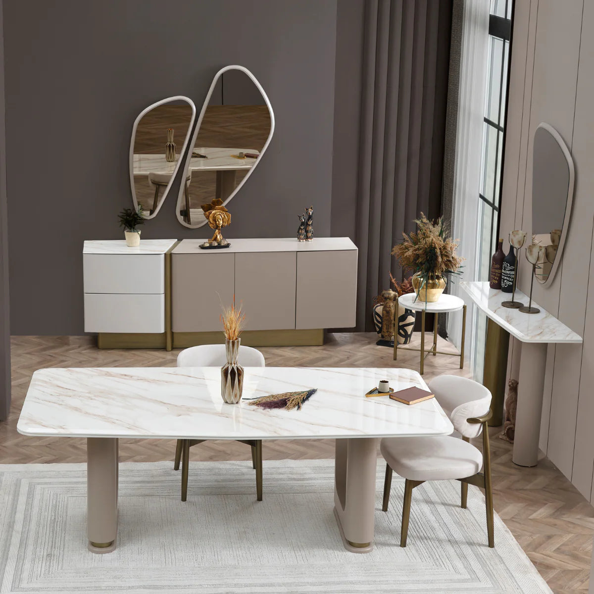 Set Masa de Dining de Lux, Idol-Defne