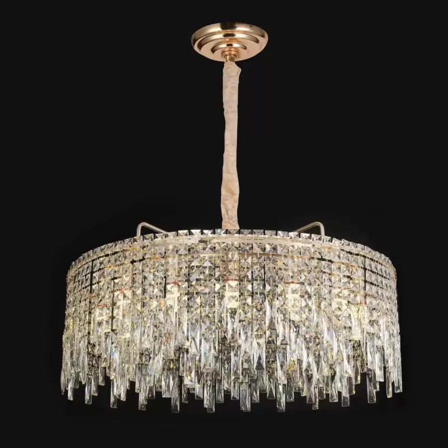 Candelabru Cristal Hans  E14 Auriu