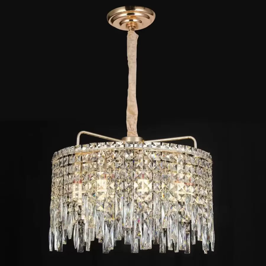 Candelabru Cristal Hans  E14 Auriu