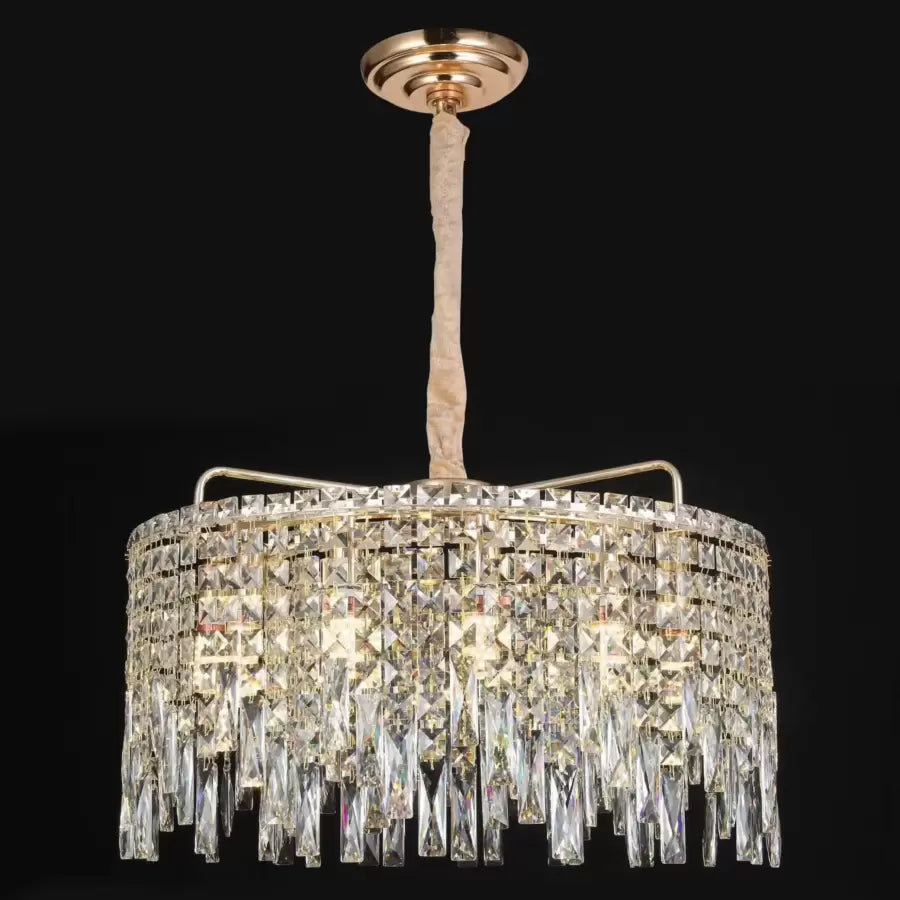 Candelabru Cristal Hans  E14 Auriu