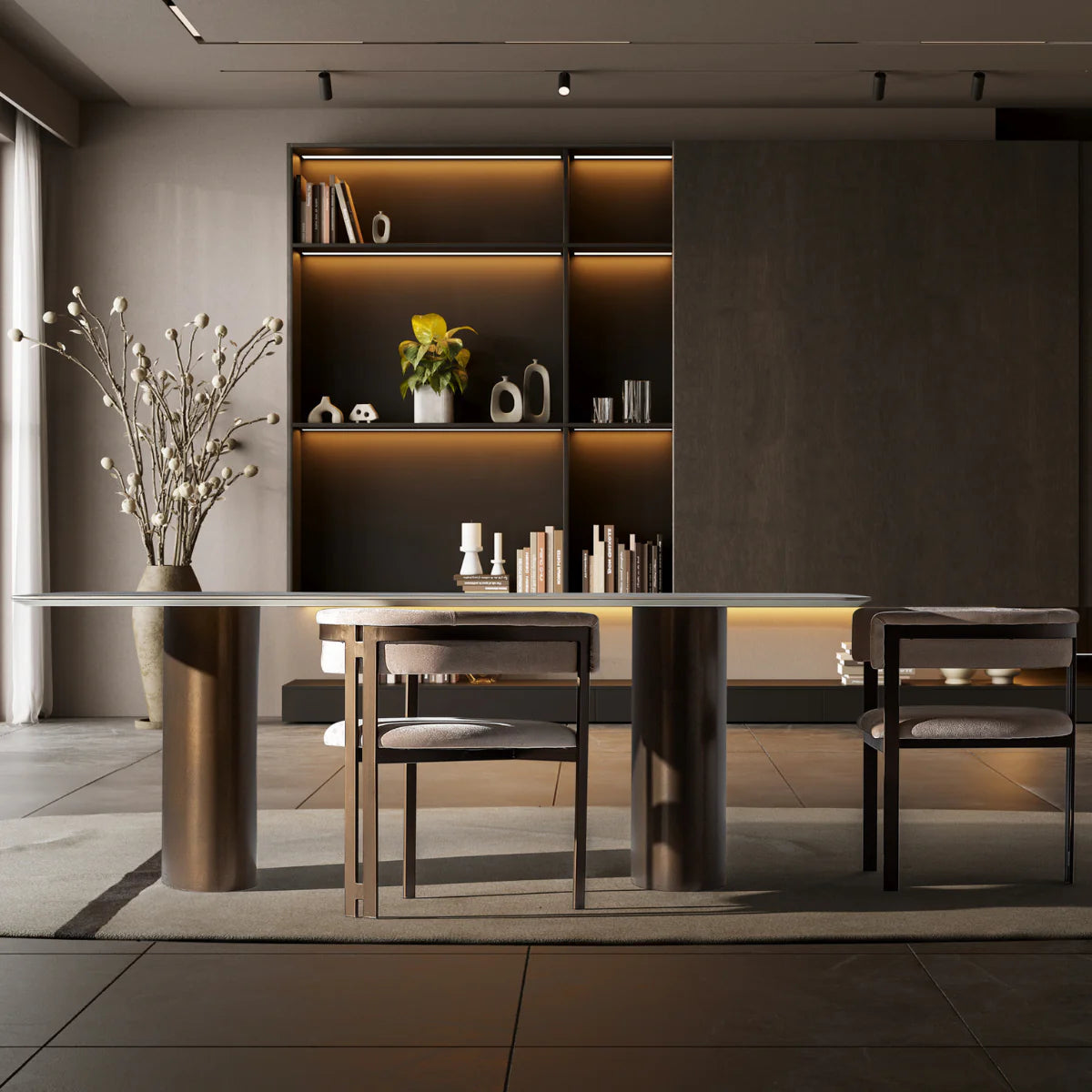 Masa de Dining de Lux, Iron I