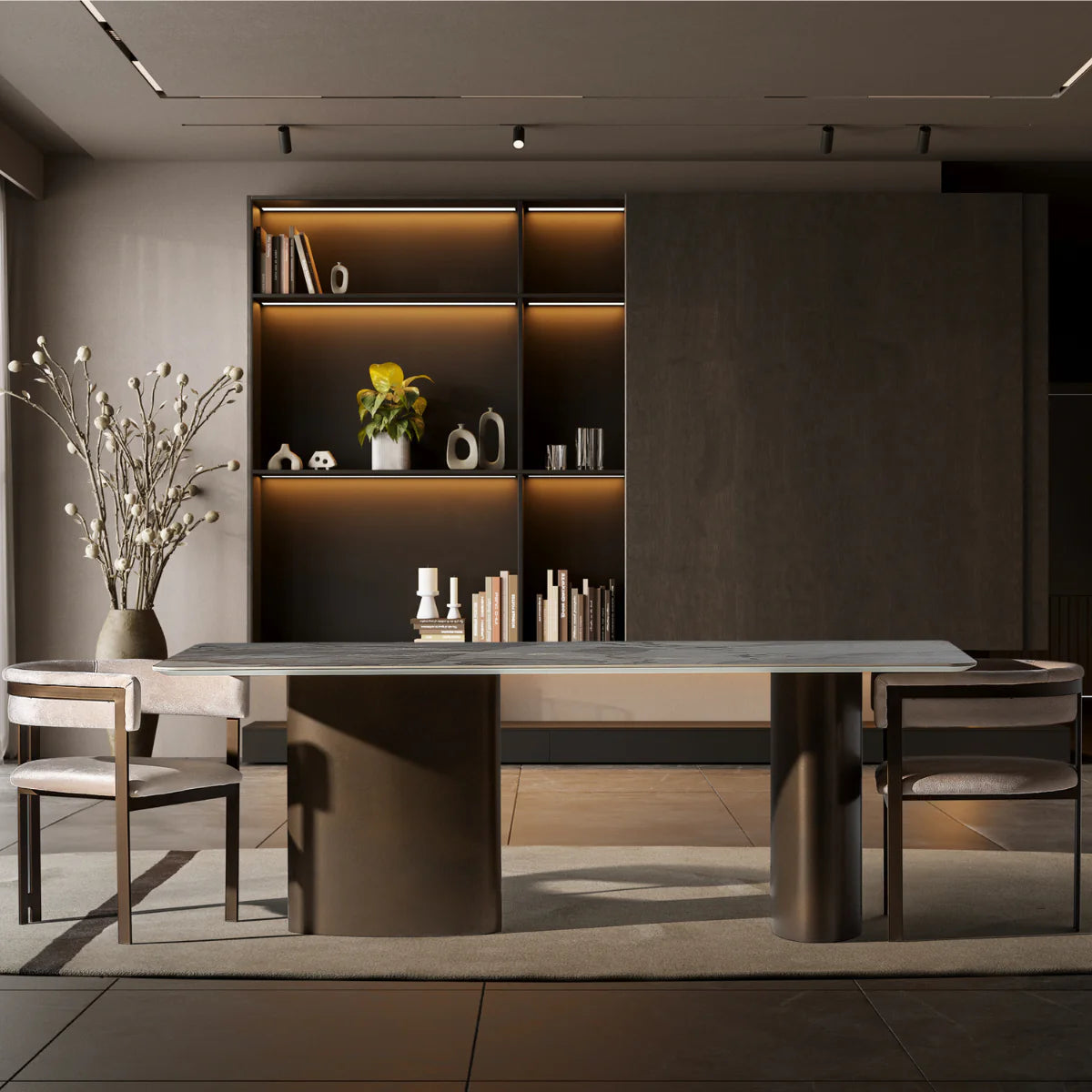 Masa de Dining de Lux, Iron I