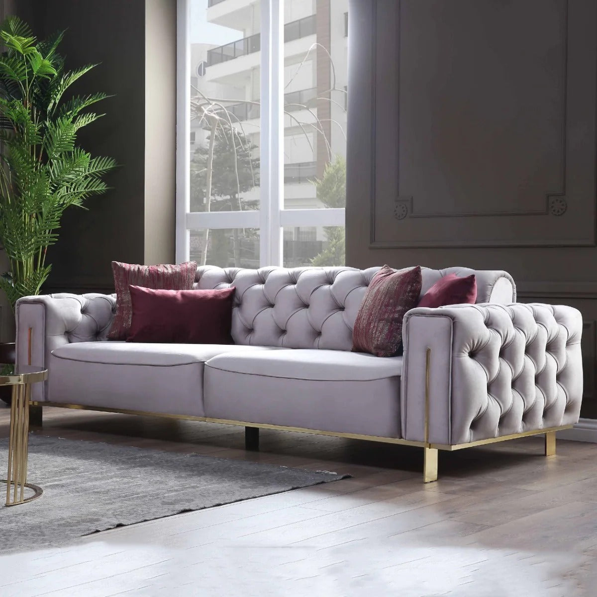 Canapea Modernă Chester Cu 3 Locuri, Elio