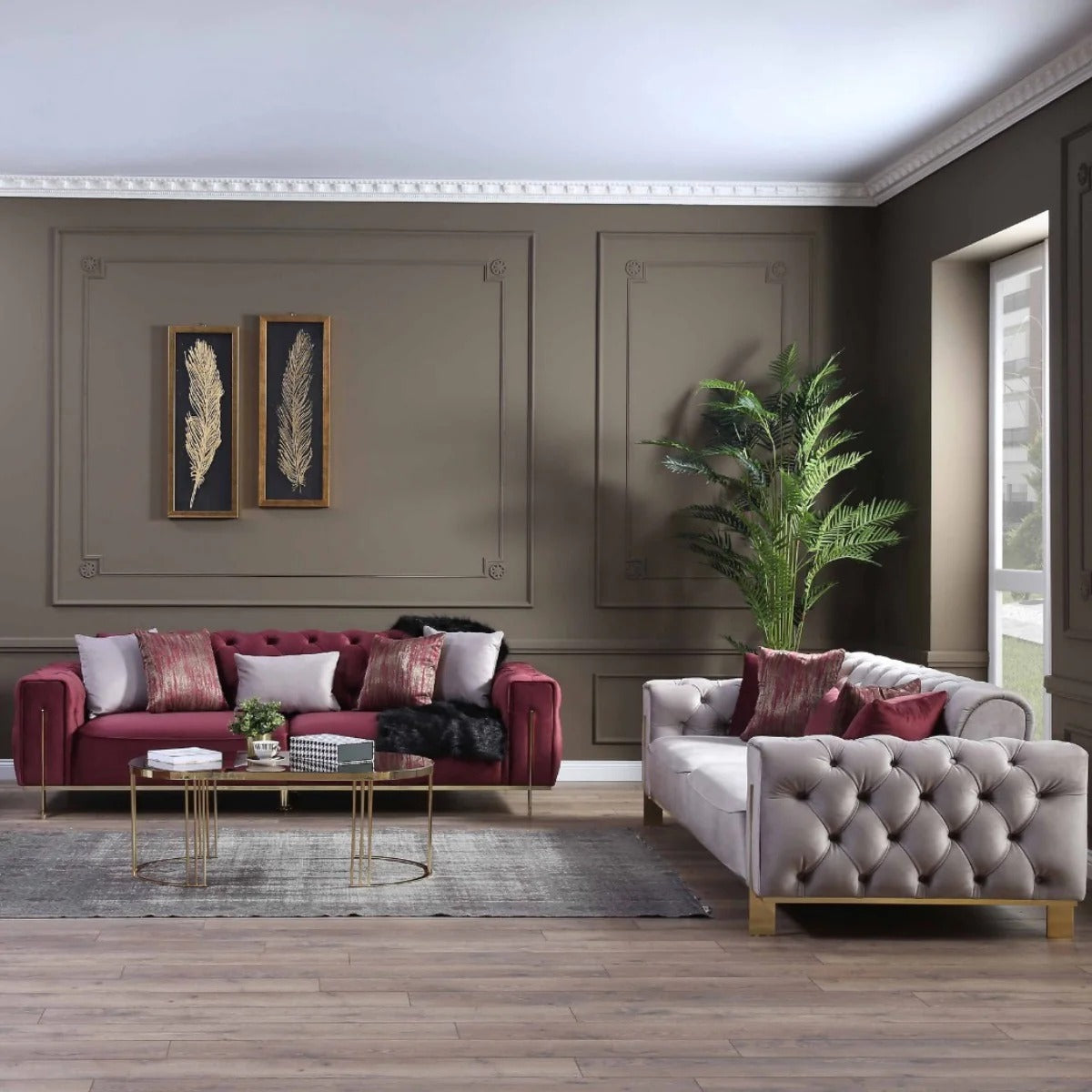 Canapea Modernă Chester Cu 3 Locuri, Elio