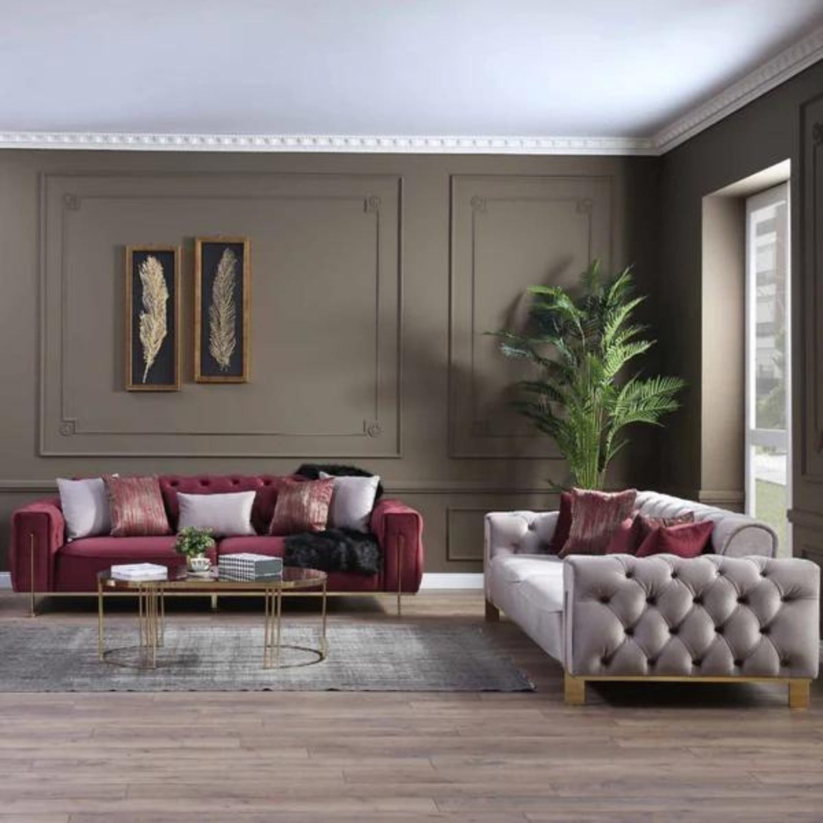 Canapea Modernă Chester Cu 3 Locuri, Elio