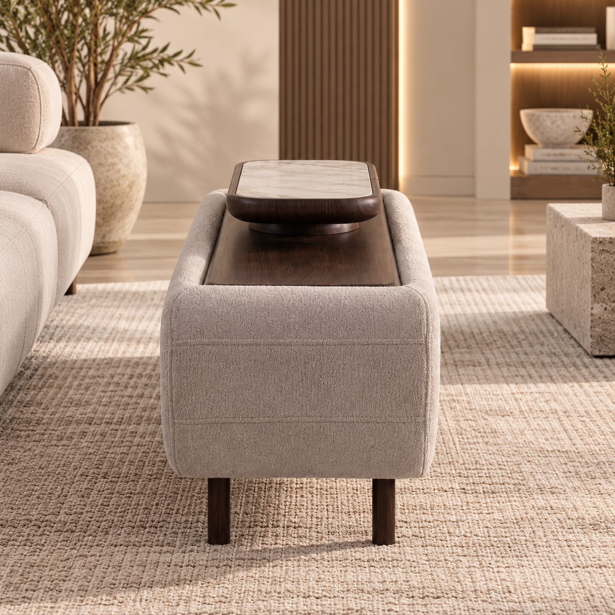 Colțar Modular Boffi – Design Modern, Configurabil în Diverse Stofe și Culori