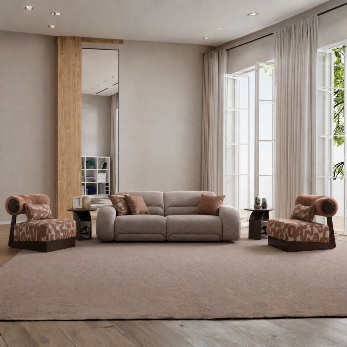 Set canapele si fotolii Bucle, Lux Stark