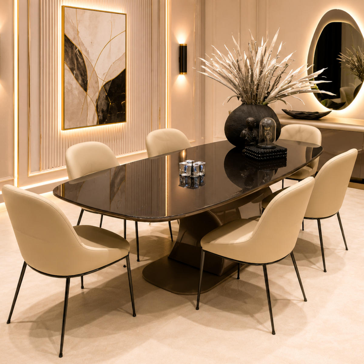 Masă Dining QUEEN – Eleganță modernă și confort desăvârșit