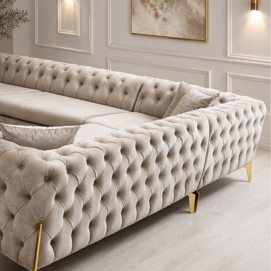 Colțar Dolce Vita Chester – Catifea Premium