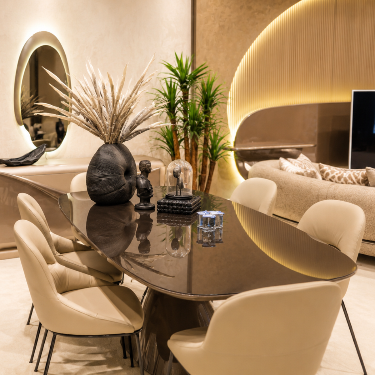 Masă Dining QUEEN – Eleganță modernă și confort desăvârșit
