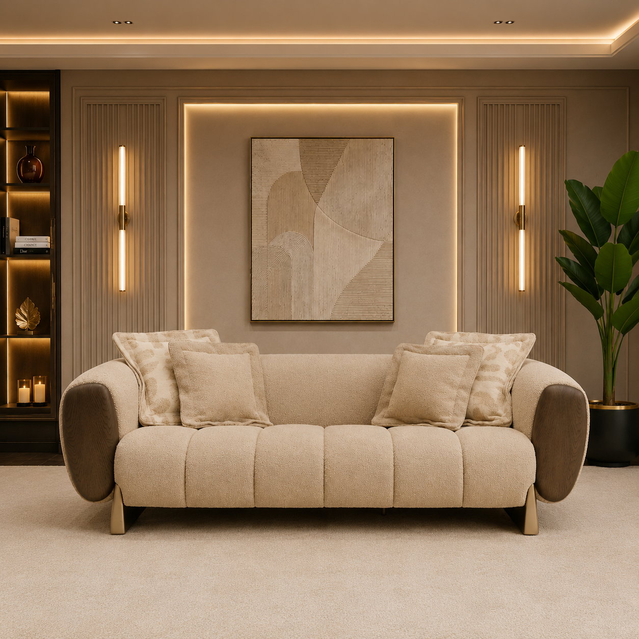 Canapea Bucle de lux Nobu