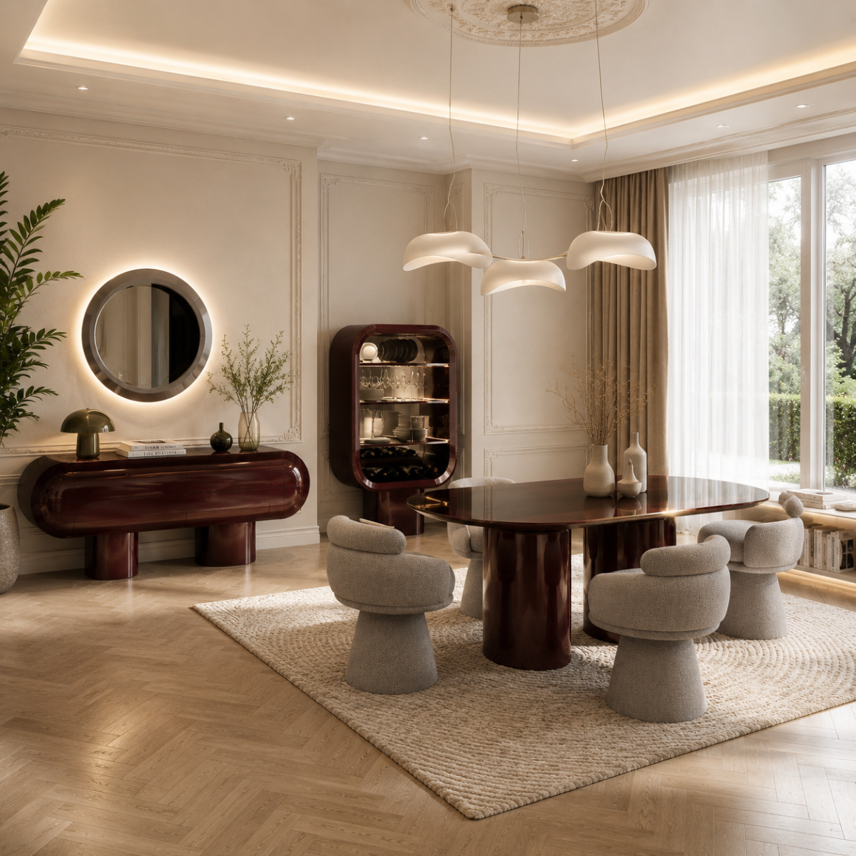 Colectia de Dining si Living de Lux, Conte