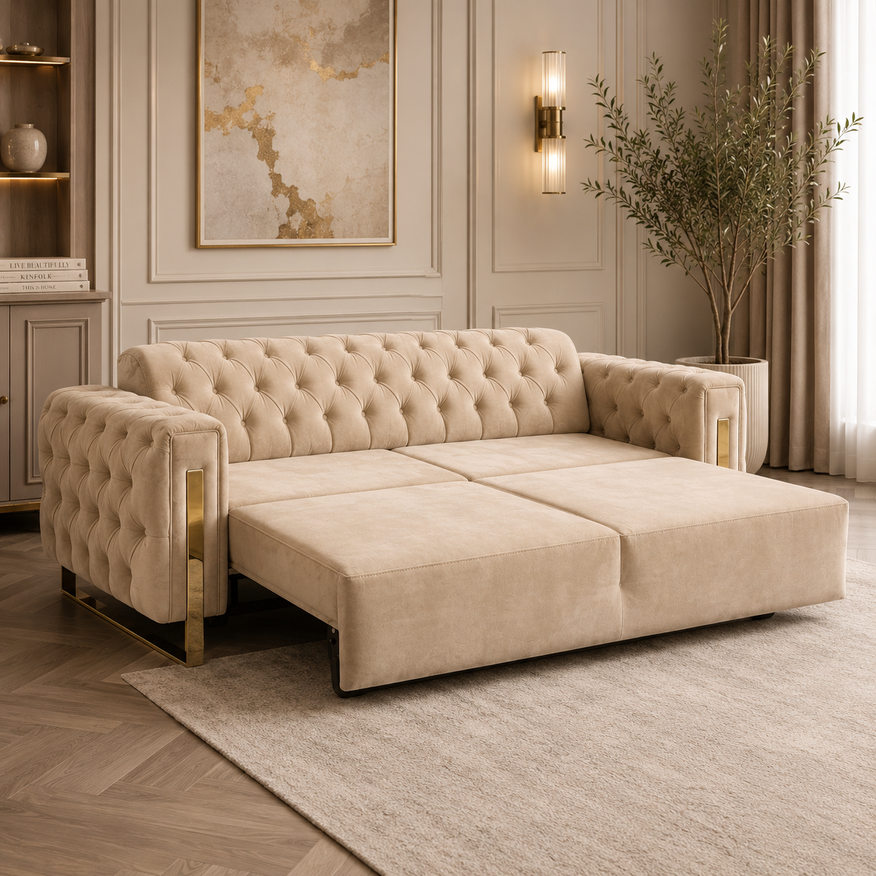 Canapea extensibila cu recliner, Asel