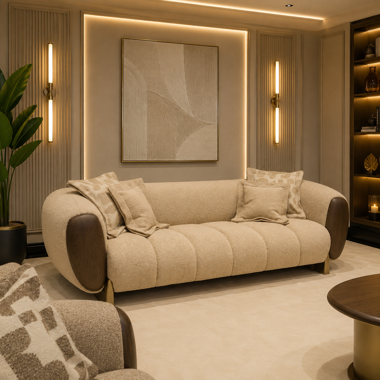 Canapea Bucle de lux Nobu