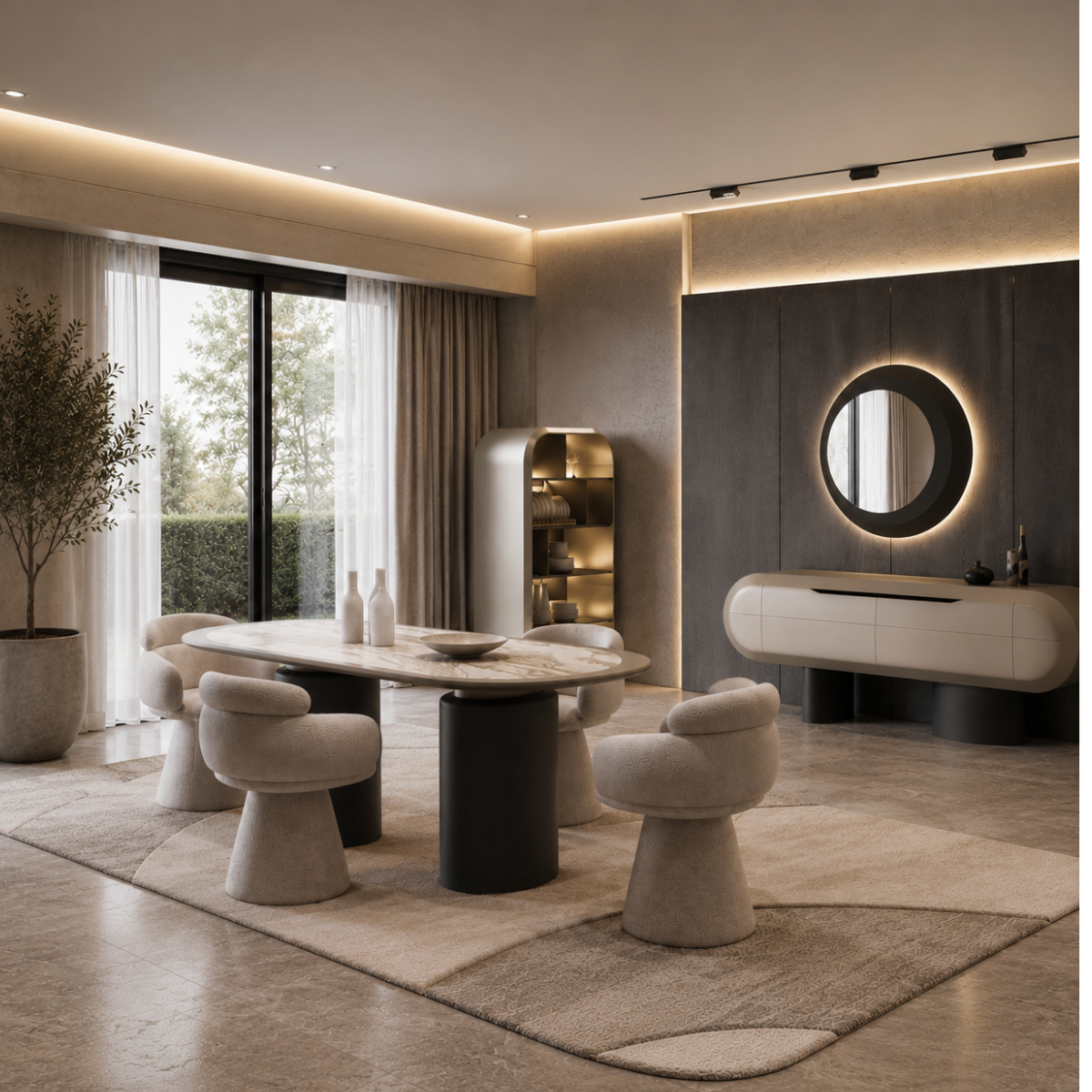 Colectia de Dining si Living de Lux, Conte