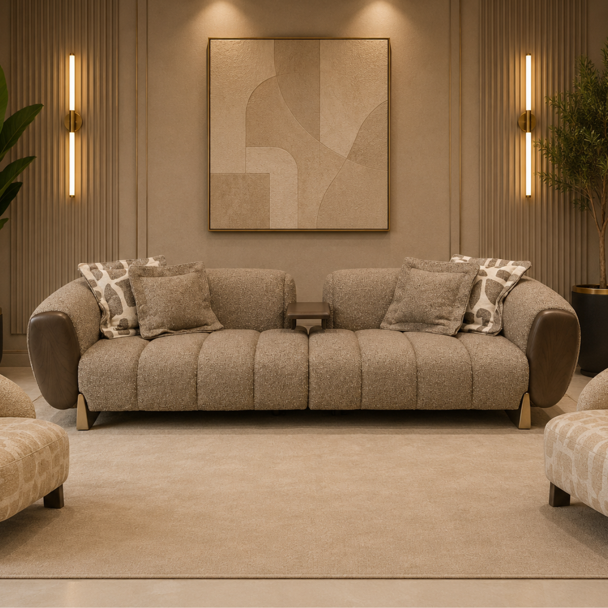 Canapea Bucle de lux Nobu