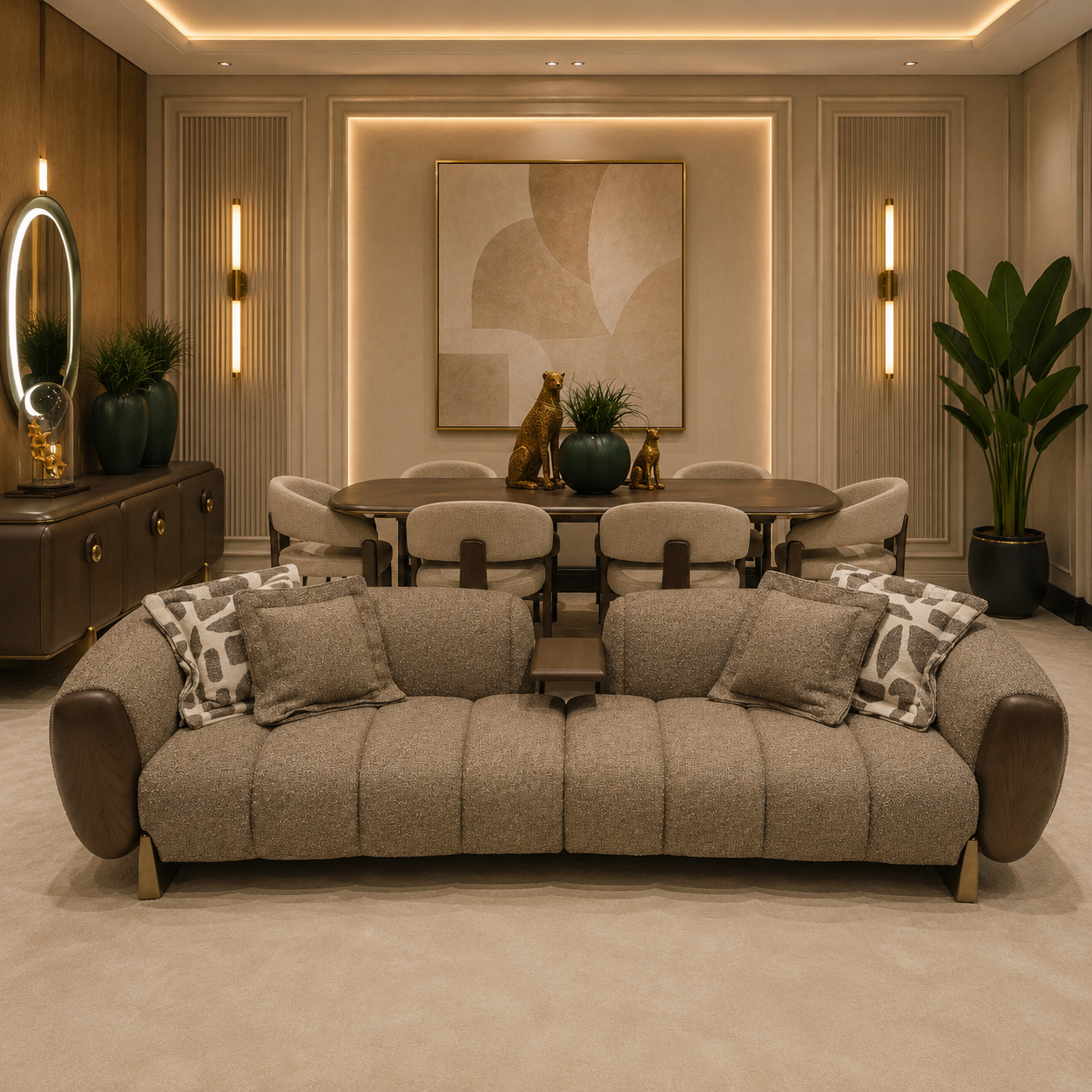 Canapea Bucle de lux Nobu