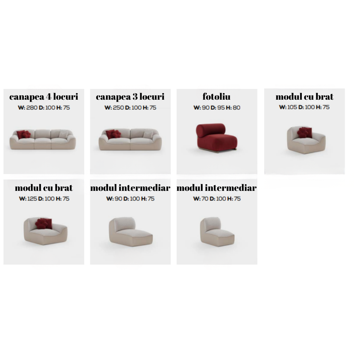 Colectia de Living si Dining de lux, Nazu