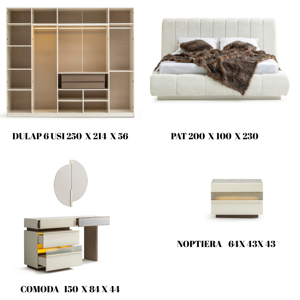 Dormitor Modern, Mocha s