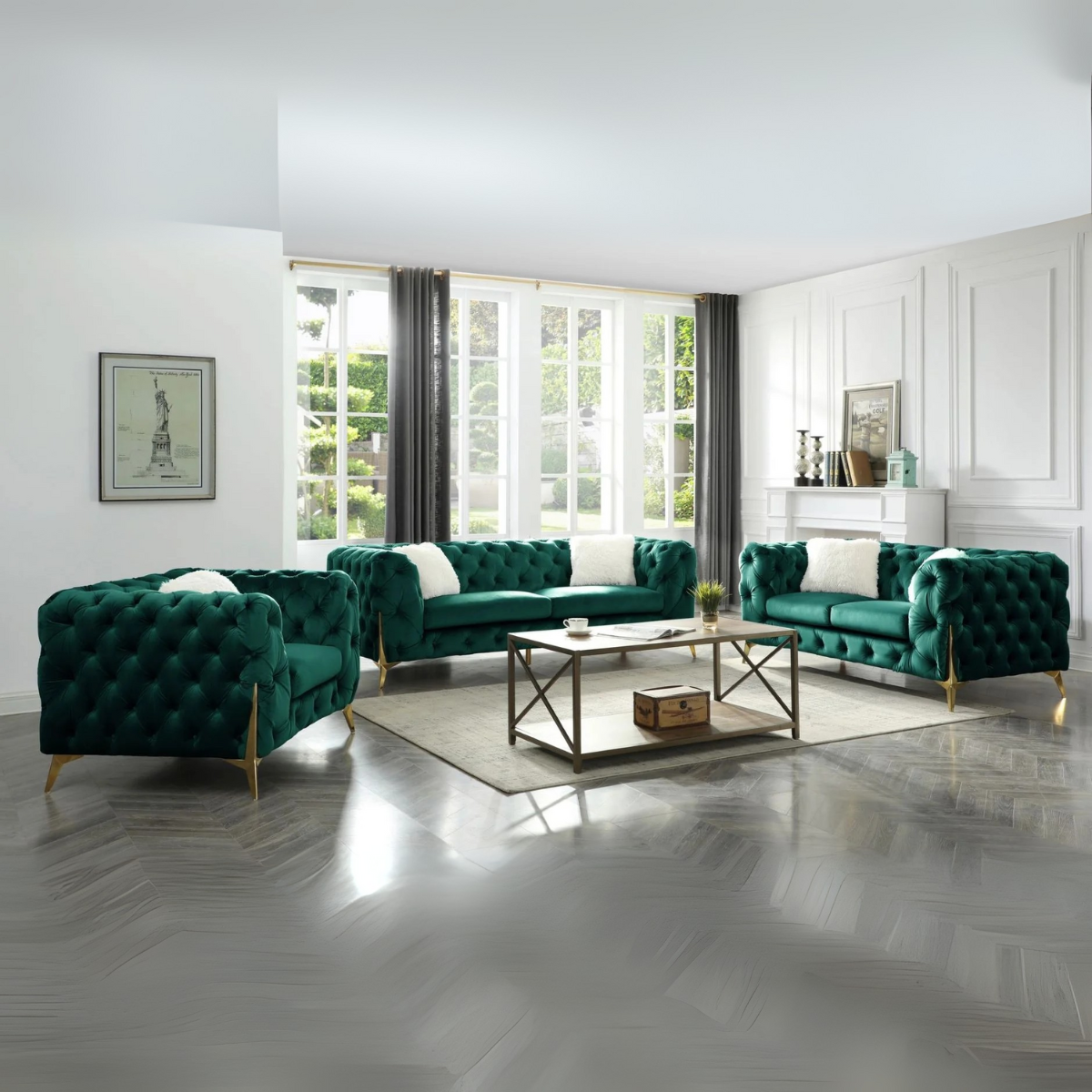 Set canapele cu fotolii Caelia Chester