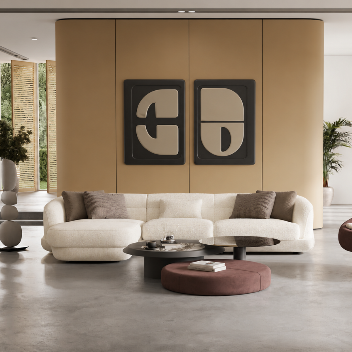 Colțar Conte & Fotoliu Rotativ – Eleganță modernă și confort premium