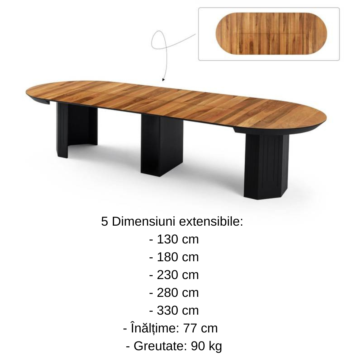 Masa  extensibila , Moster M