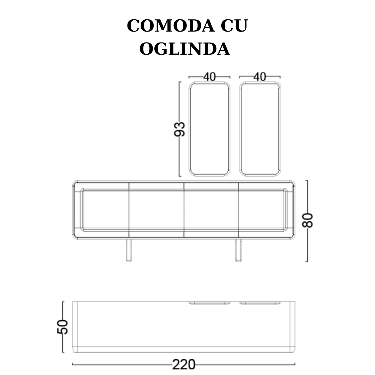 Comoda Cu Oglinda, Mozart