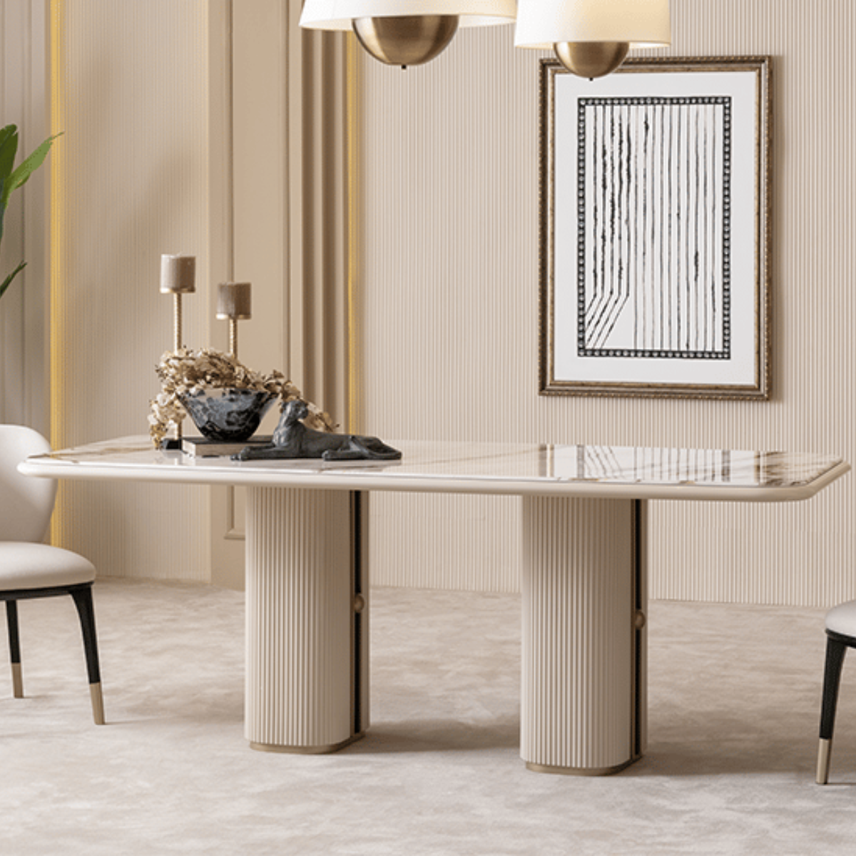 Masa de Dining de lux, Nobel