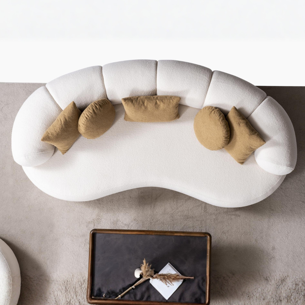 Set Canapele cu fotolii moderne bucle, Camelia
