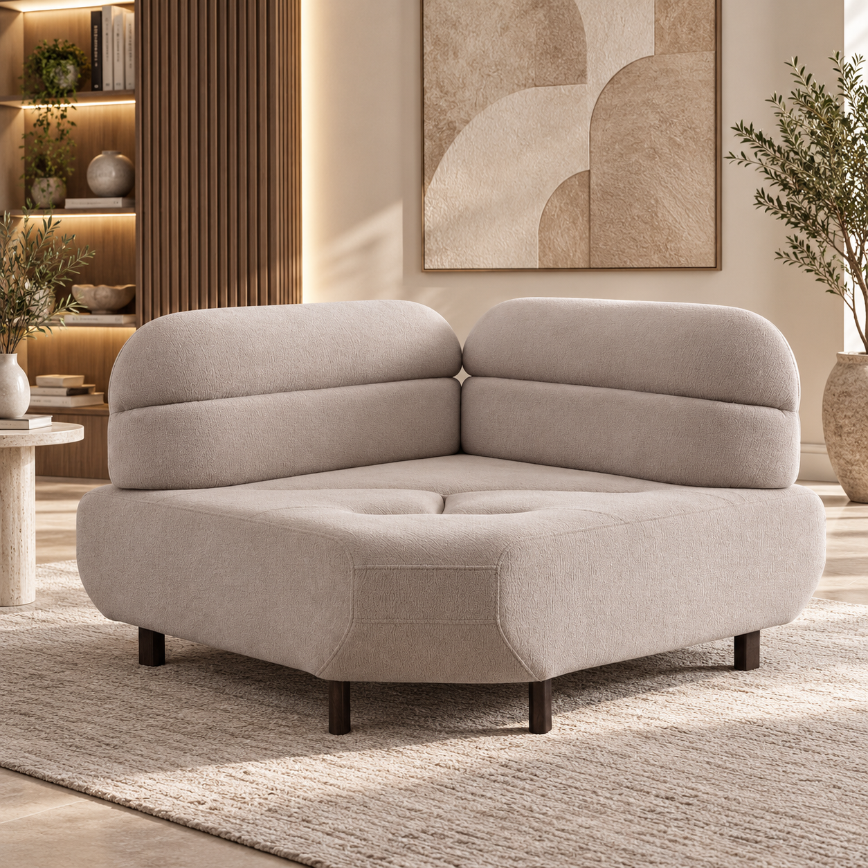 Colțar Modular Boffi – Design Modern, Configurabil în Diverse Stofe și Culori