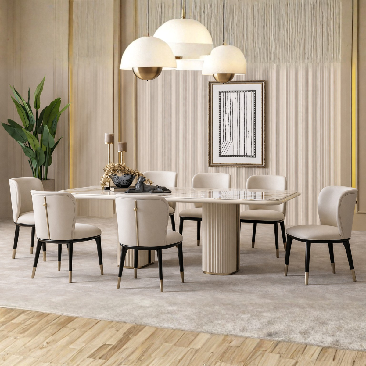 Masa de Dining de lux, Nobel