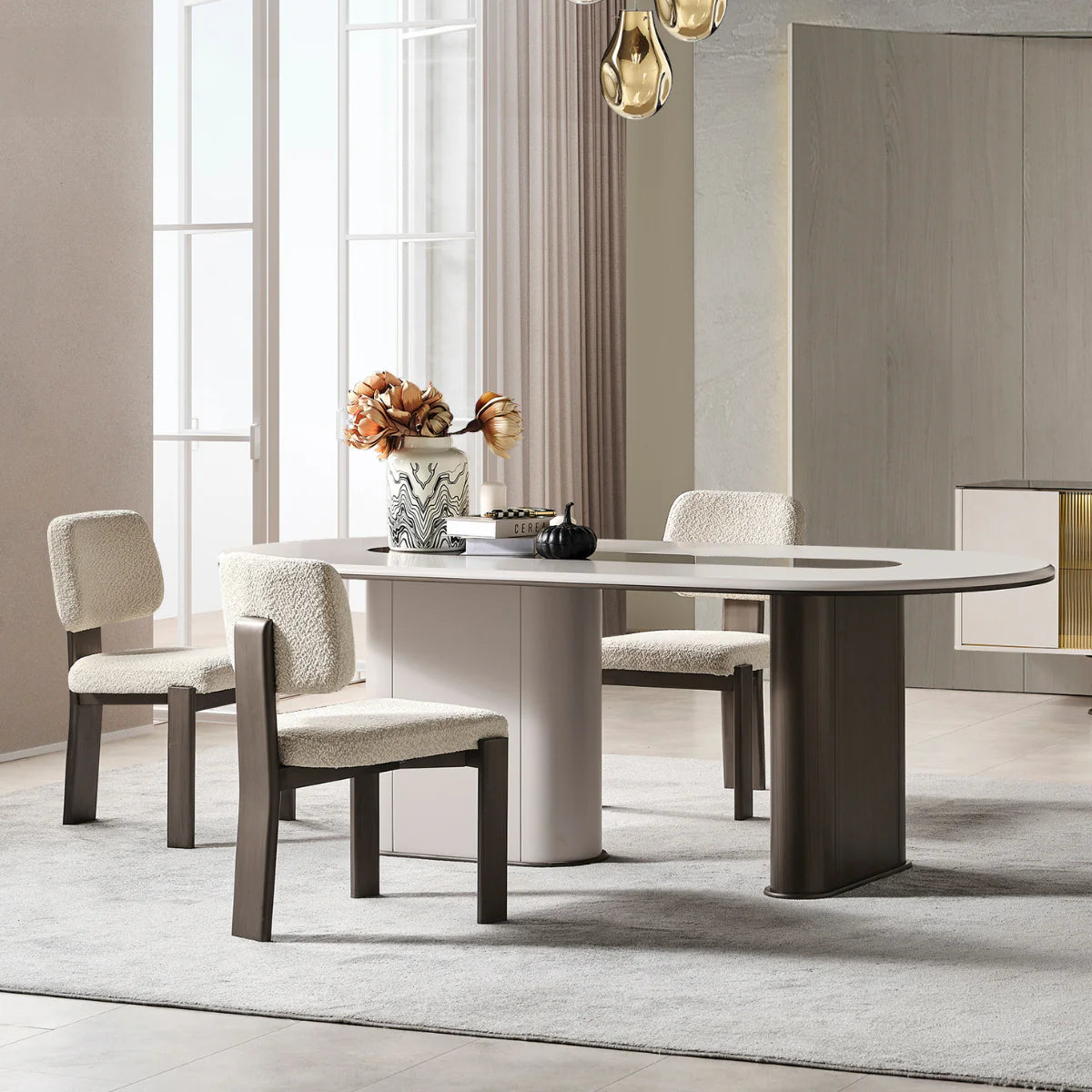 Set Masa de Dining cu 6 scaune , Bubble