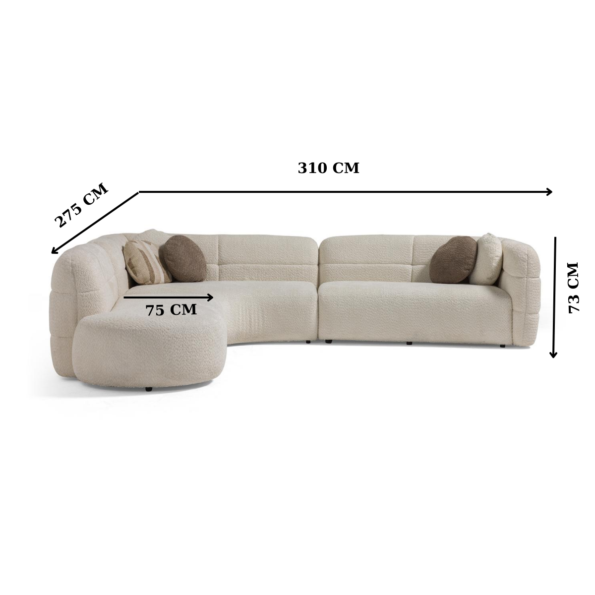 Coltar Modern Bucle, Douglas