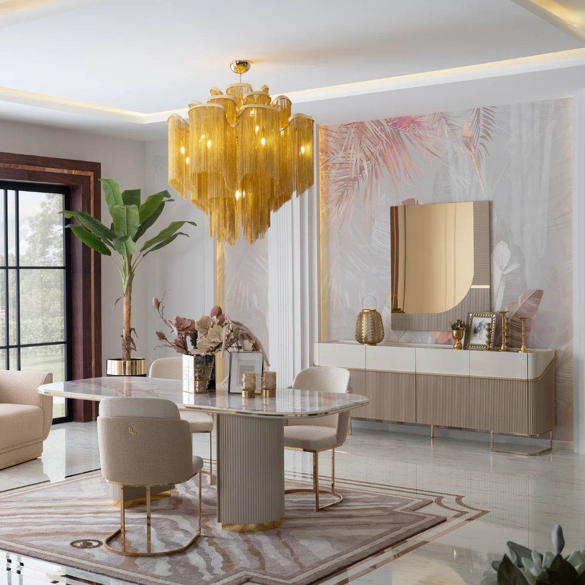 Comodă dining de lux Electra din MDF