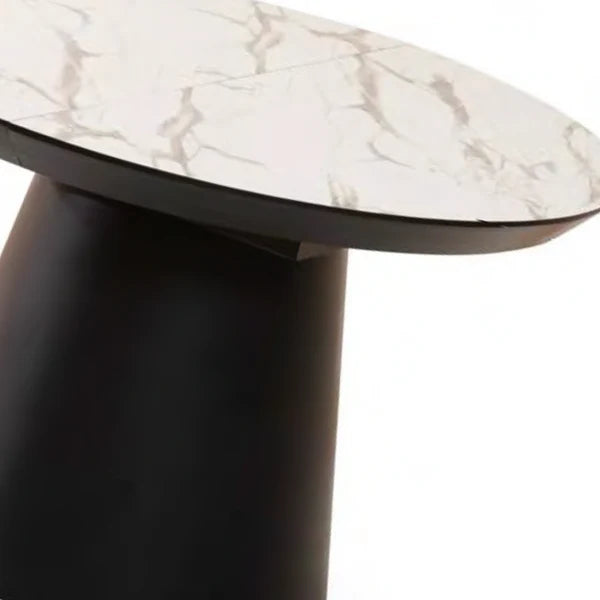 Masa De Dining Rotunda Extensibila, Marble Deco