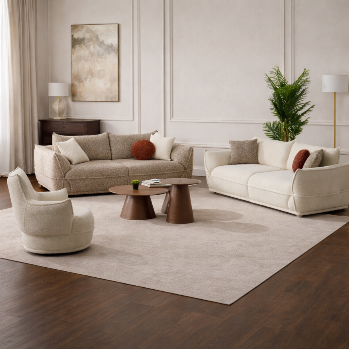 Set Canapele și Fotolii Bucle Bosna – Eleganță Modernă și Confort Premium