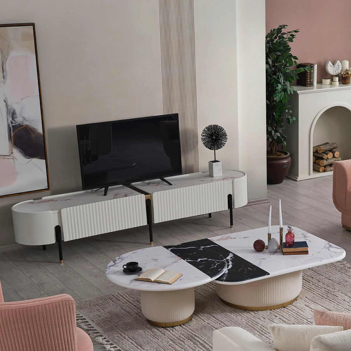 Comoda TV De Lux, PIETRA