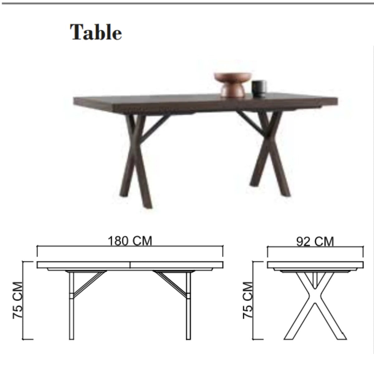 Set Masa Cu 6 Scaune Dining, ALVA