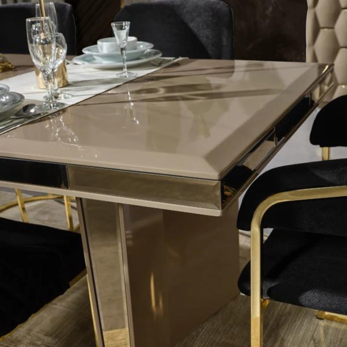Set Masa De Dining De Lux  , ASTORIA cu 6 scaune