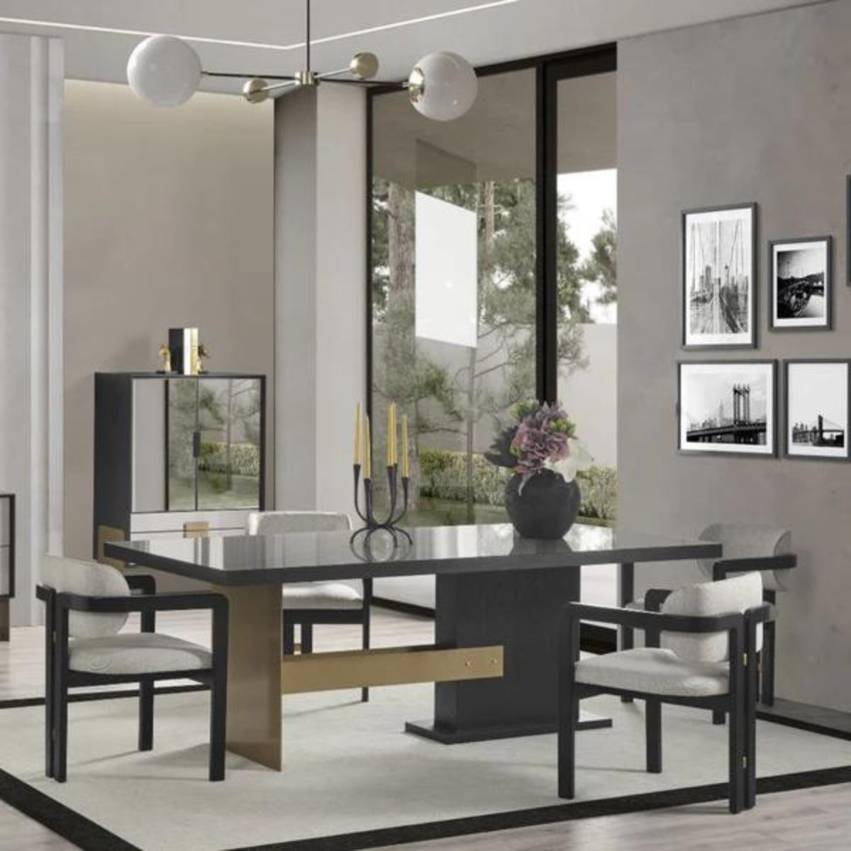 Set Masa De Dining Cu Scaune, ICON