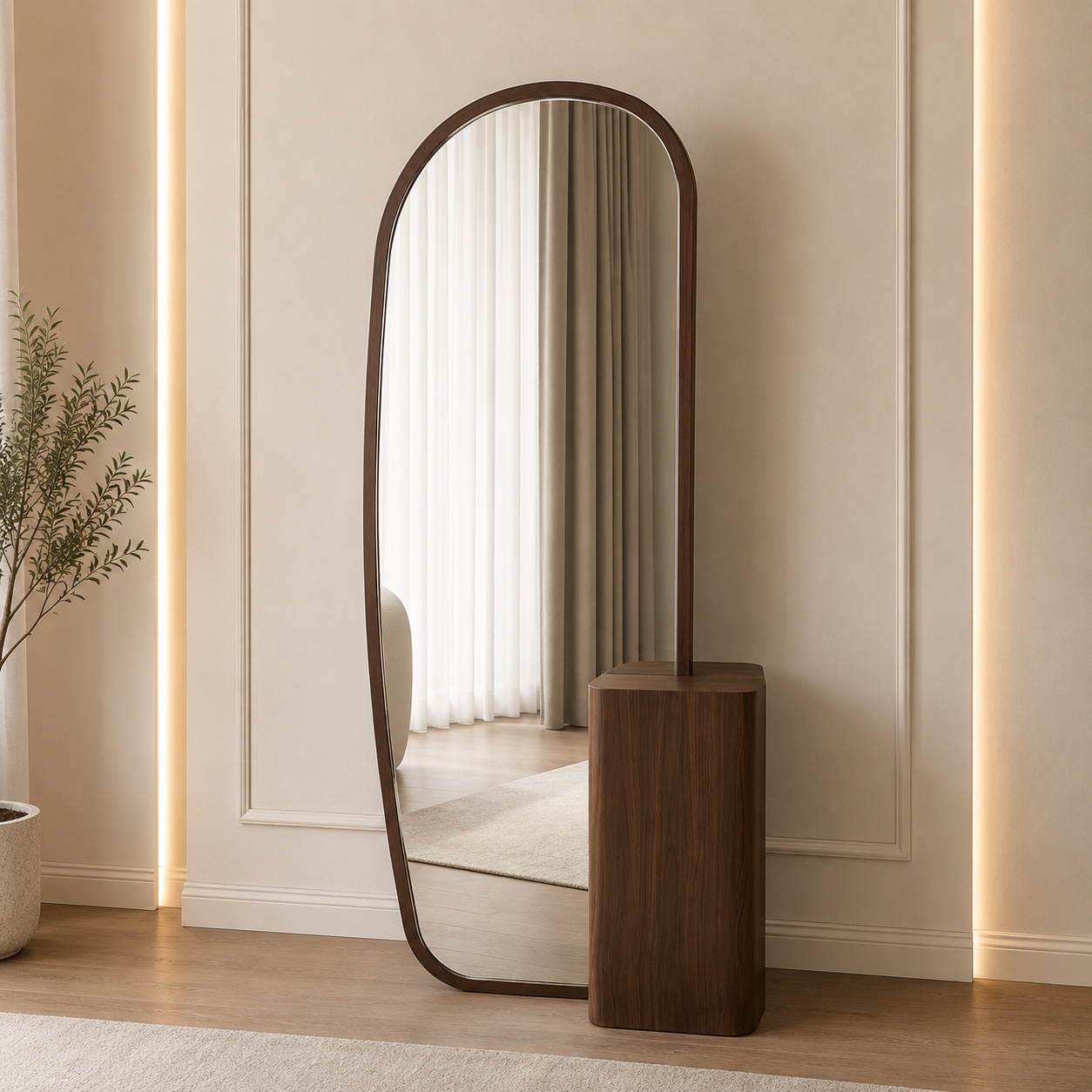 Oglindă decorativă premium cu LED, COD 414