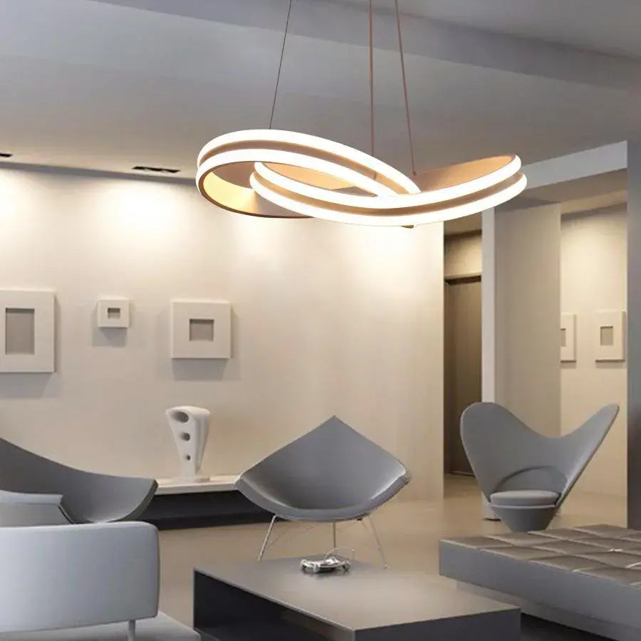 Lustră LED cu Telecomandă Cata, 120W, Dimabilă, Alb